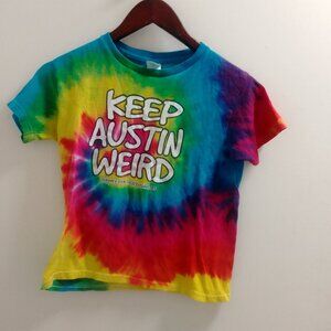 "Colortone", Keep Austin Weird, Short Sleeved, Youth Top